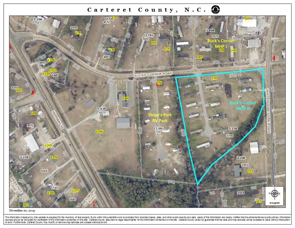 aerial view from carteret county tax maps