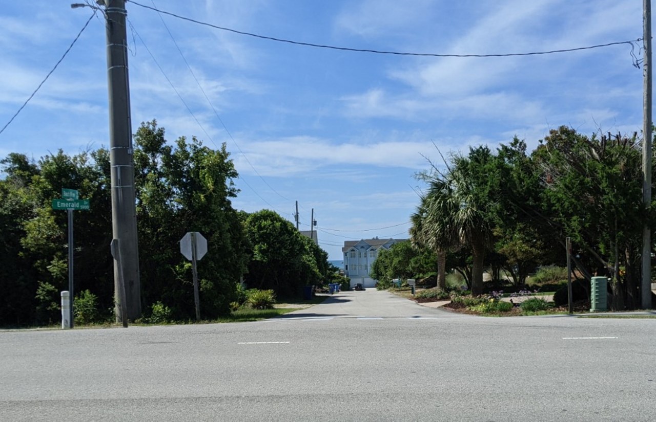 lot is across from beach view dr and a short walk to beach access