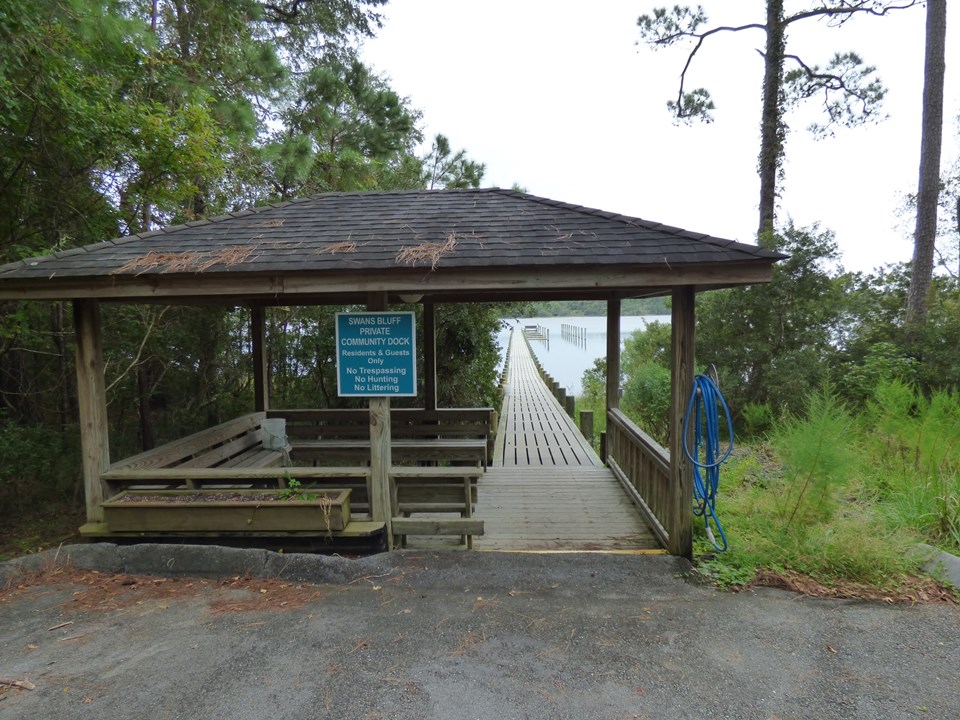 gazebo on queens creek walk down to the water and relax in the gazebo, enjoy the water view