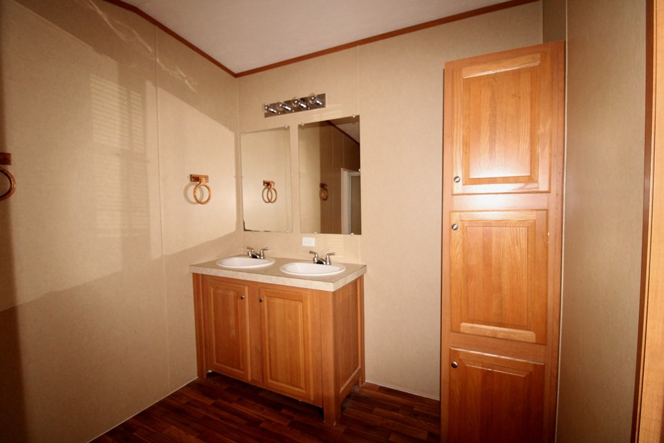 master bath master bath has linen closet, his & hers sinks