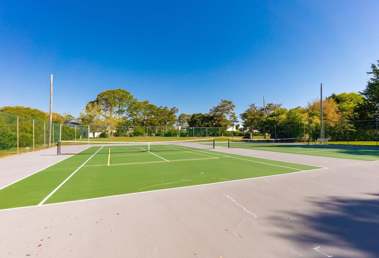 tennis courts